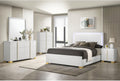 HomeStock Elegant Escape 5-Piece Eastern King Bedroom Set White