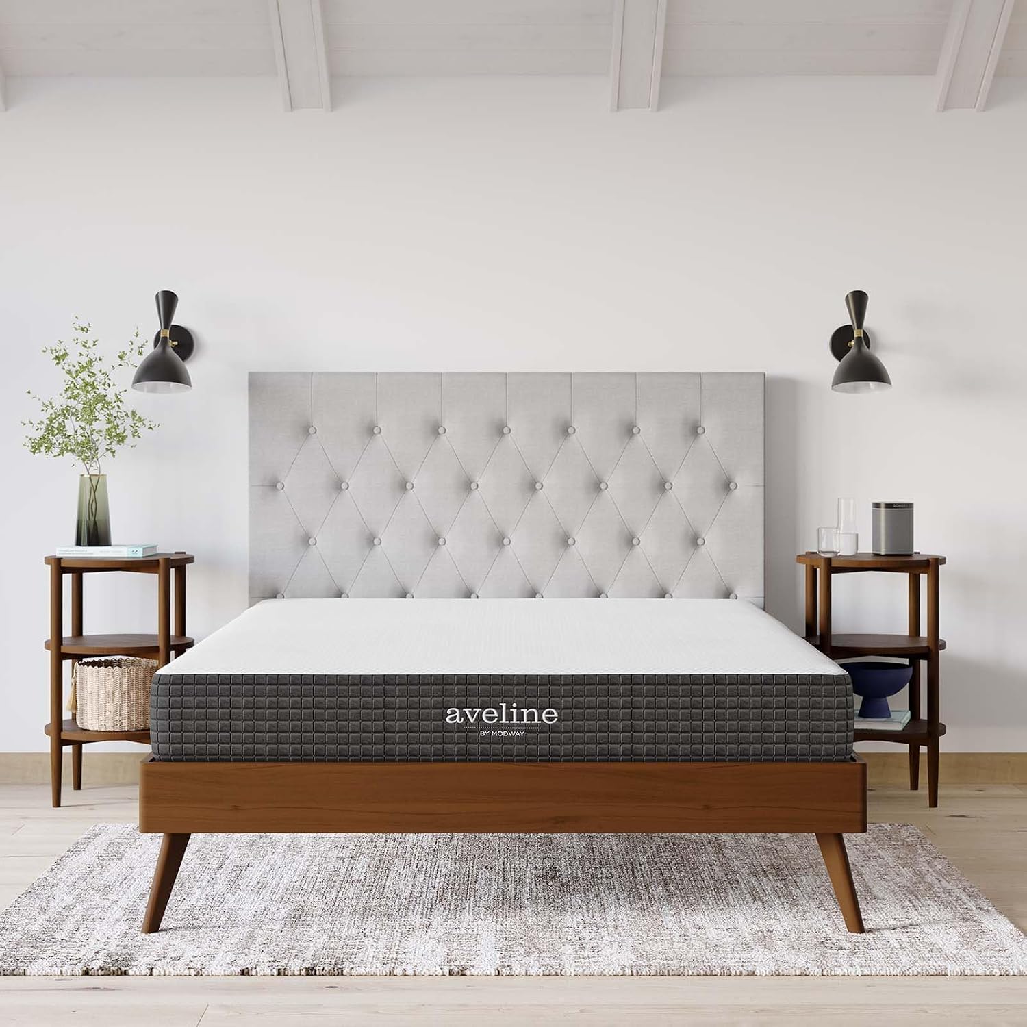 Modway Aveline 8' Gel Infused Memory Mattress with CertiPUR-US Certified Foam King Mattress