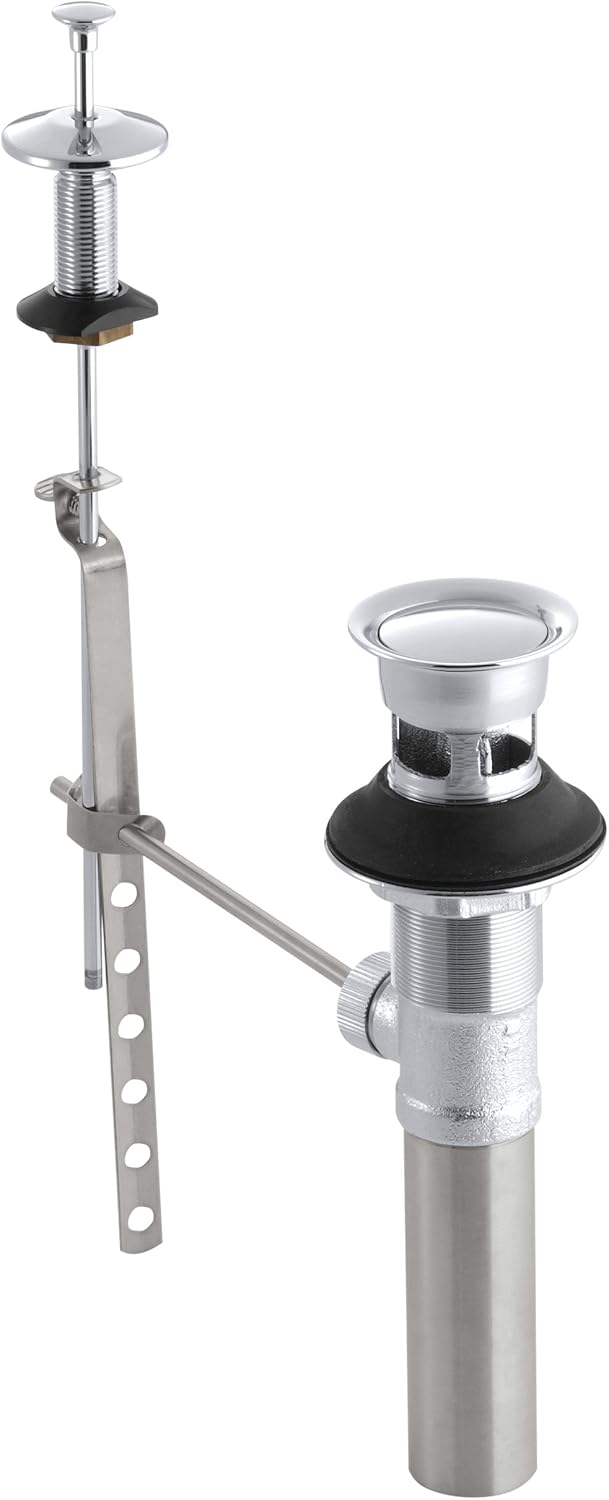 KOHLER POP-UP LAVATORY DRAIN WITH LIFT ROD