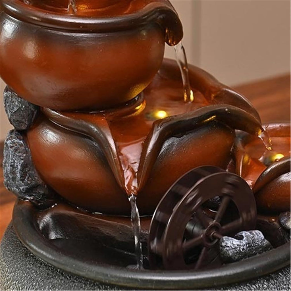 Tabletop Fountain Water Fountains Indoor Minimalist Display with Circulating Features