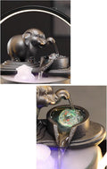 Tabletop Fountains Desktop Water Ornaments Circulating Water Fortune Fountain Living Room Office Decorative Fountain Indoor Tabletop Water Fountain
