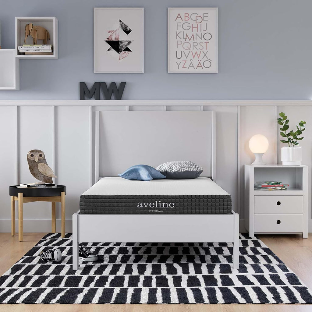 Modway Aveline 6' Gel Infused Memory Mattress with CertiPUR-US Certified Foam Narrow Twin Mattress