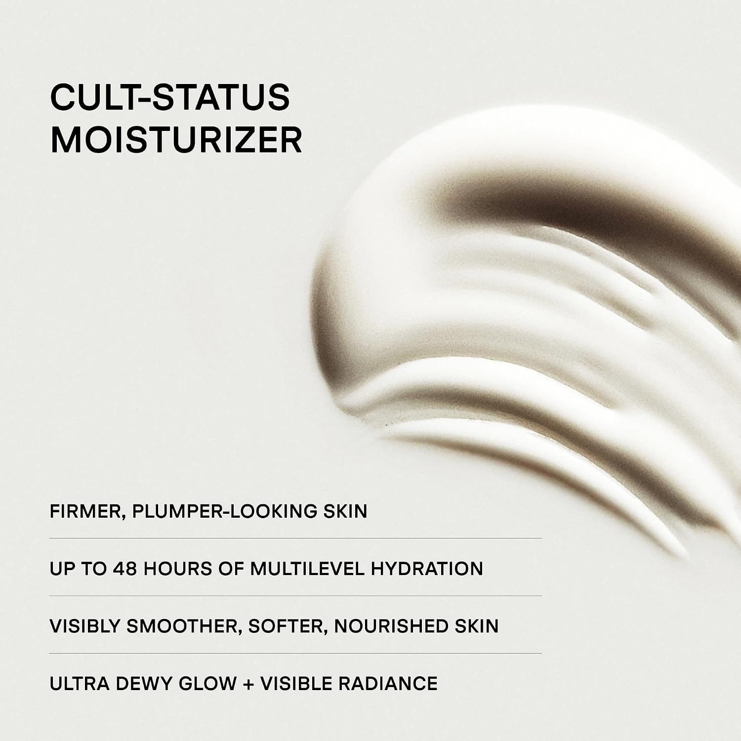 U Beauty The SUPER Hydrator Hyaluronic Acid Moisturizing Cream - Mega-Dose Skin Hydrator with Peptides and Grapeseed Oil for Supple, Smooth, and Softer-Looking Skin For Up To 48 Hours - 1.7 fl oz