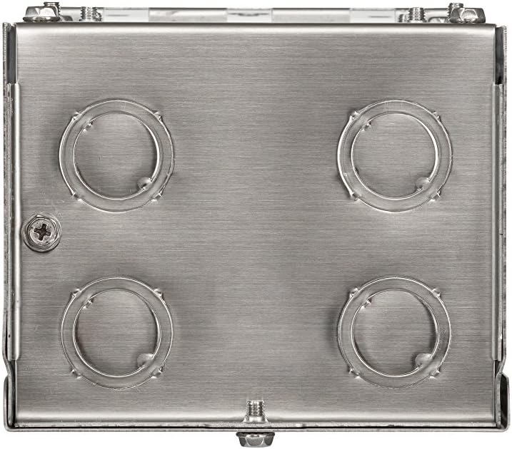 NSI Industries TORK TPX100S Low-Voltage 100-Watt Safety Transformer, For Indoor/Outdoor Pool/Spa, Landscape and Submersible Lighting Products, LED Compatible, Stainless Steel
