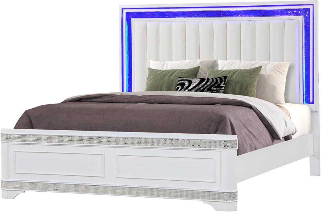First of a Kind Cosmos Furniture Amani King 5 Piece Bedroom Set