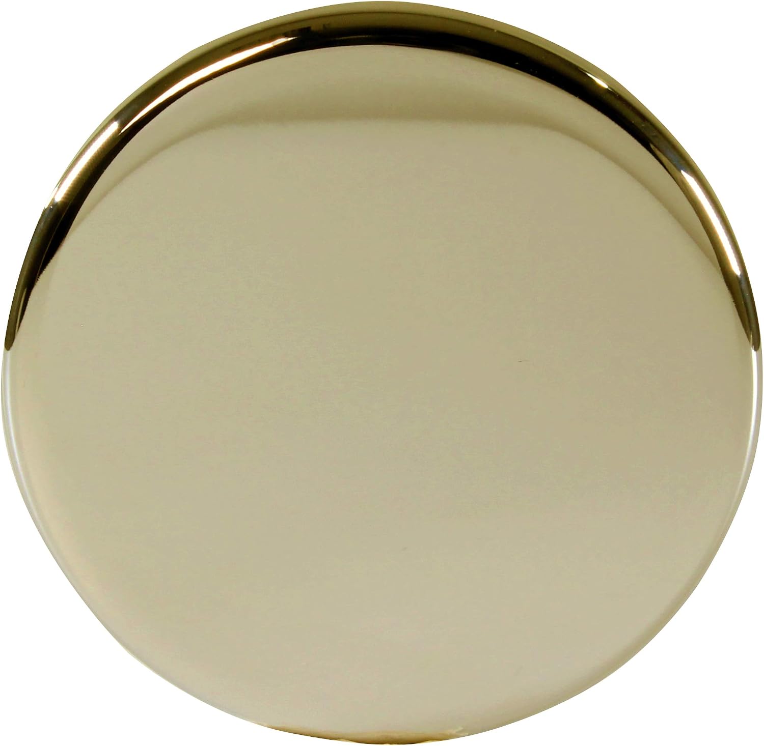 Westbrass 22-1/2' Twist & Close Bath Waste & Overflow with No-Hole Faceplate, Polished Brass, D3221HK-01