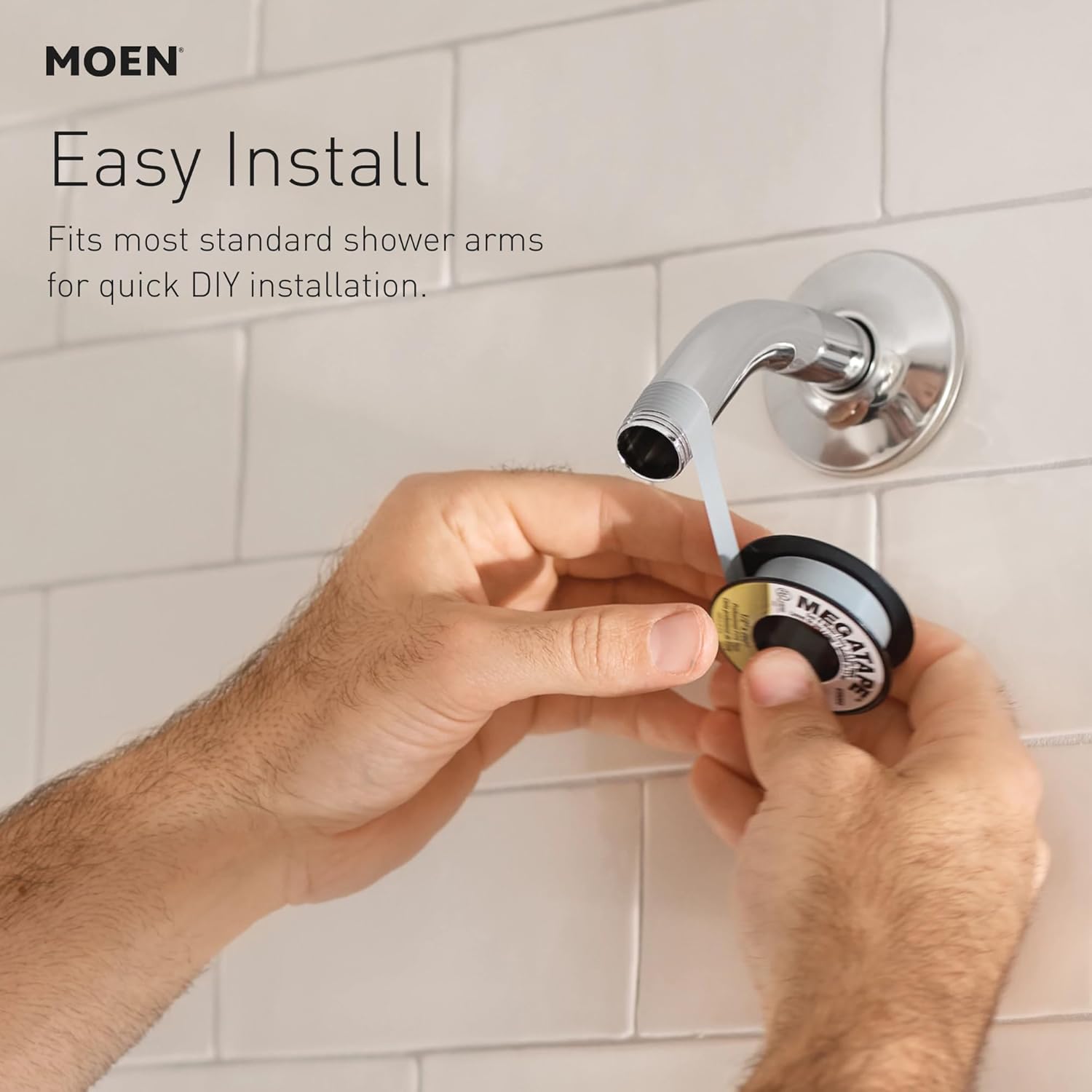 Moen S6320EPBN Velocity Eco-Performance Two-Function Rain Shower Shower Head with Immersion Technology, 8-Inch, Brushed Nickel