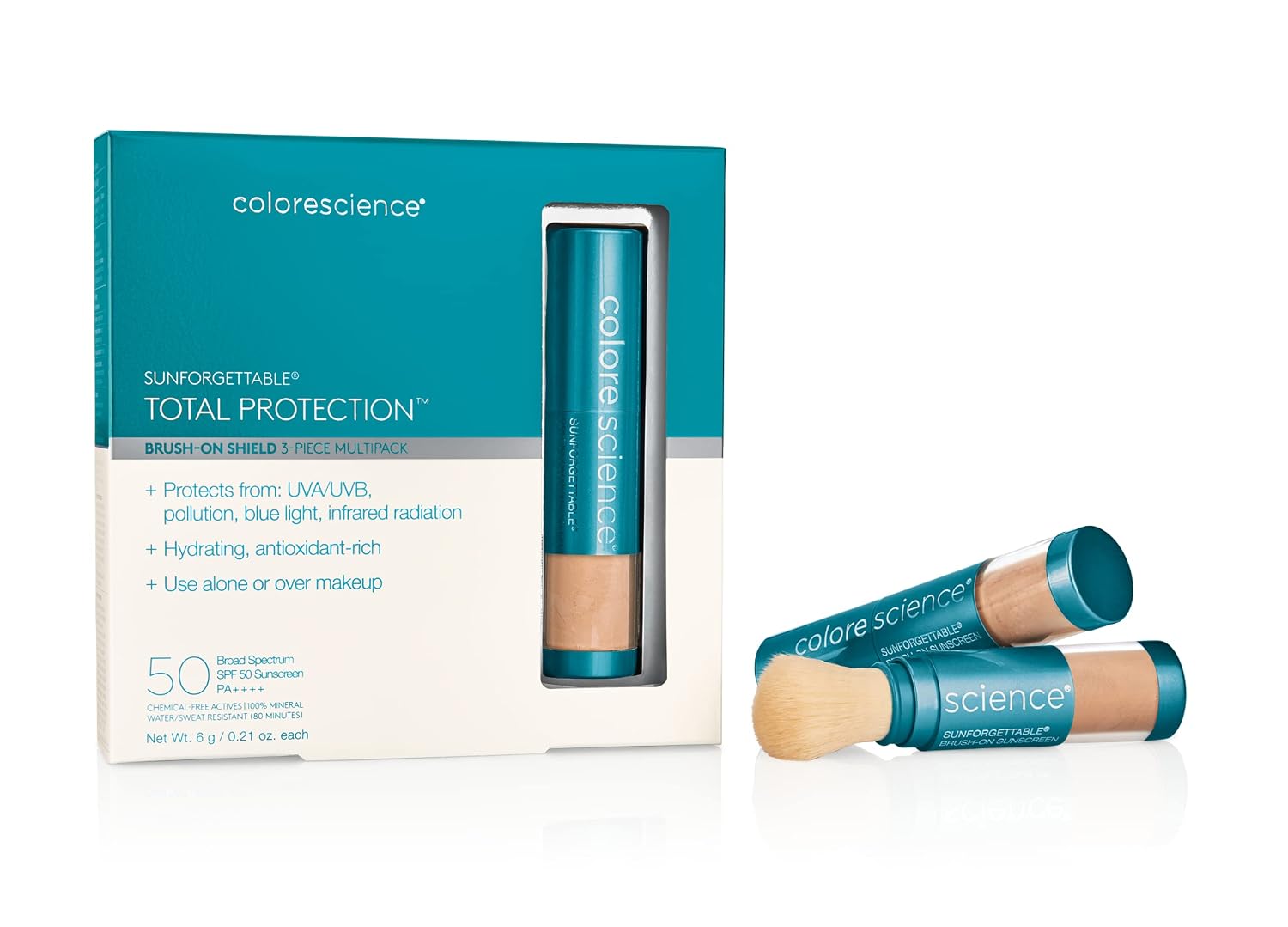 Colorescience Brush-On Sunscreen Mineral Powder for Sensitive Skin