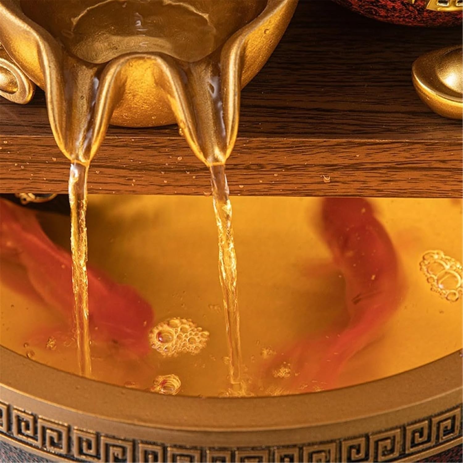 Tabletop Fountain Indoor Tabletop Waterfall Fountain Flowing Water Ornaments Desktop Fountains Calming Sound