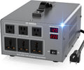 5000W Voltage Auto Converter Transformer, Heavy Duty Step Up/Down Power Converter 110/120/220/240V with 3 US Outlets,3 Universal Outlets,LED Display,w/US Standard Power Cord Circuit Breaker Protection