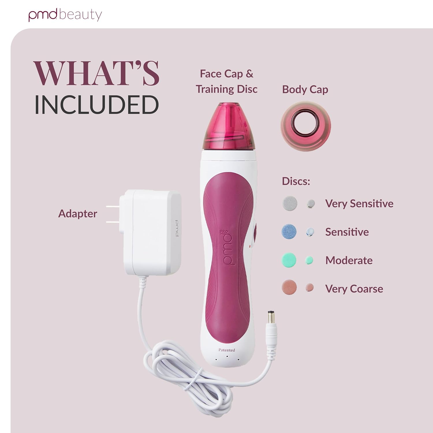 PMD Beauty Personal Microderm Pro - At-Home Use, Facial Exfoliator Tool, Microdermabrasion Machine Kit for Face and Body Skincare