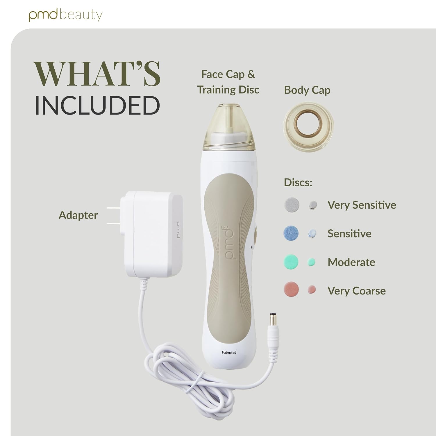 PMD Beauty Personal Microderm Pro - At-Home Use, Facial Exfoliator Tool, Microdermabrasion Machine Kit for Face and Body Skincare