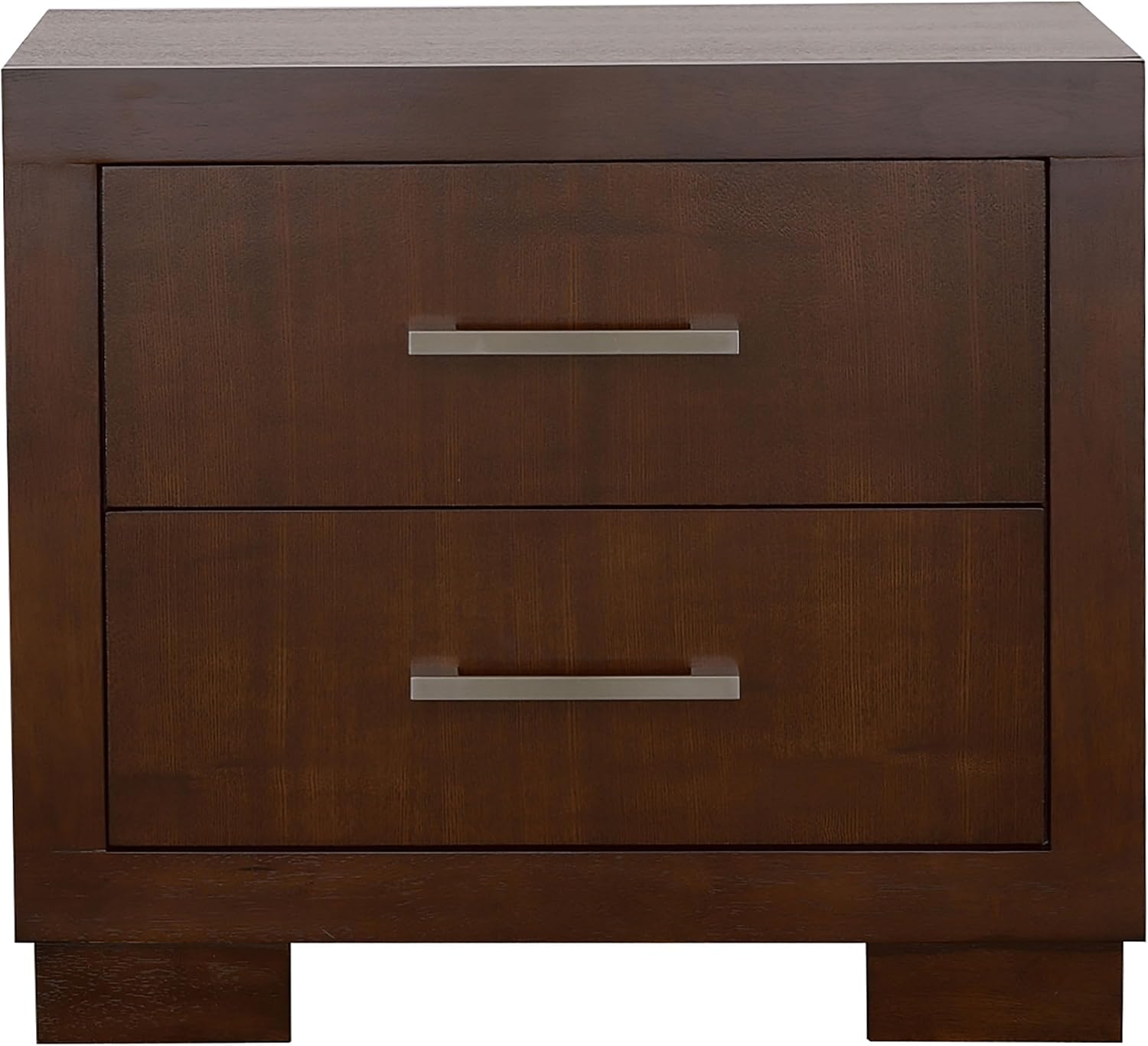 Coaster Home Furnishings Jessica Contemporary 5-Piece Bedroom Set Queen Size LED Panel Bed Frame 43-inch Headboard Cappuccino 200711Q-S5