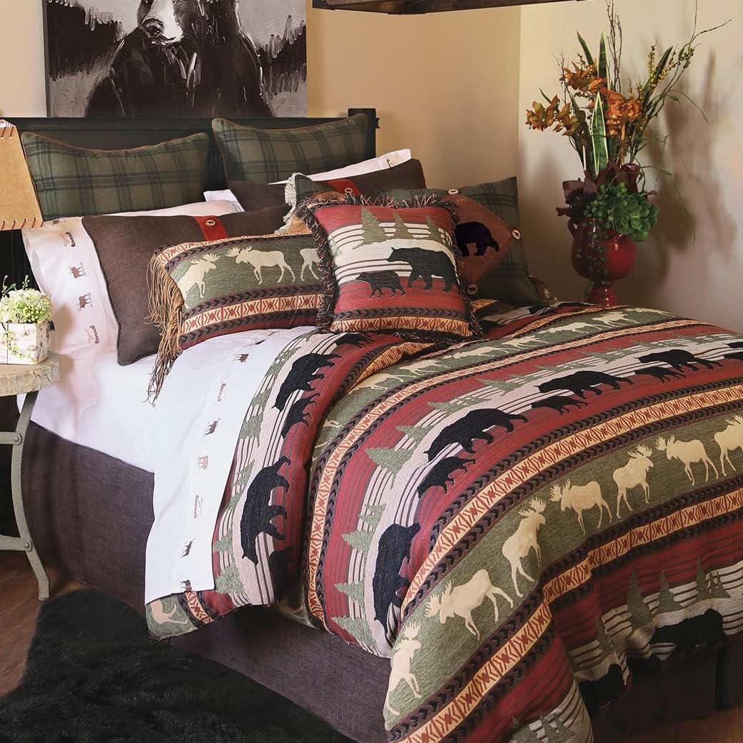 BLACK FOREST DECOR Sawtooth Canyon 5 Piece Bed Set - King, Polyester, 110' W x 96' L