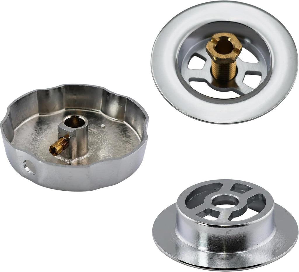 Westbrass A50P45BJ-26 1-1/2' Sch. 40 PVC 45' Cable Driven Bath Waste Kit with Ball Joint Head and Brass Trim Drain Kit, Polished Chrome