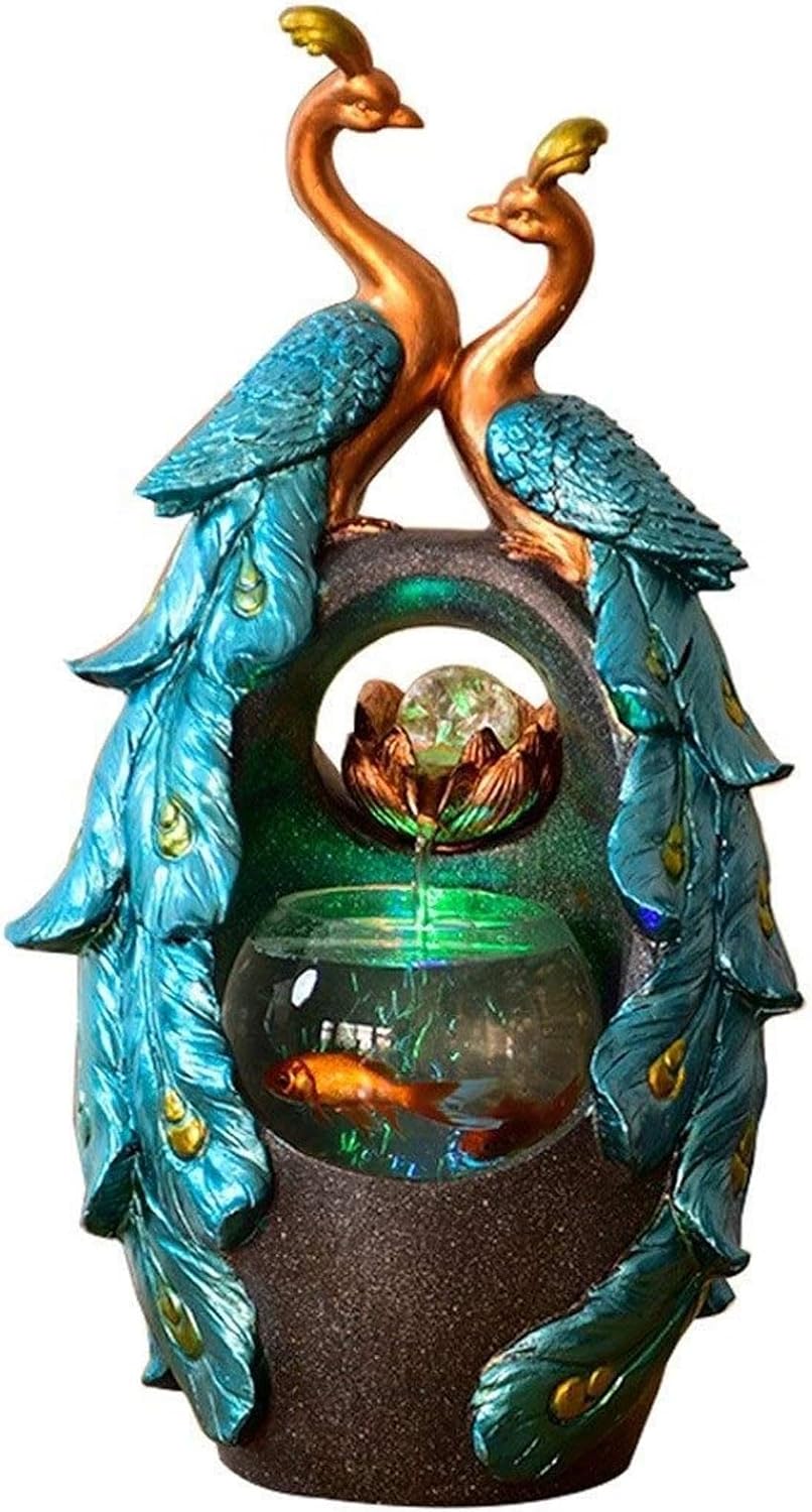 MARURY Rockery Fountain, Creative Desktop Fountain, Tabletop Fountains, Fish Tank Landscape Decoration, Suitable for Living Room, Bedroom, Office Decoration