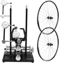 Wheel Truing Stand with Precision Dial Indicators Bike Repair Truing Bearing Stand with Tool Holder for Wheel Alignment and Disc Rotor Check