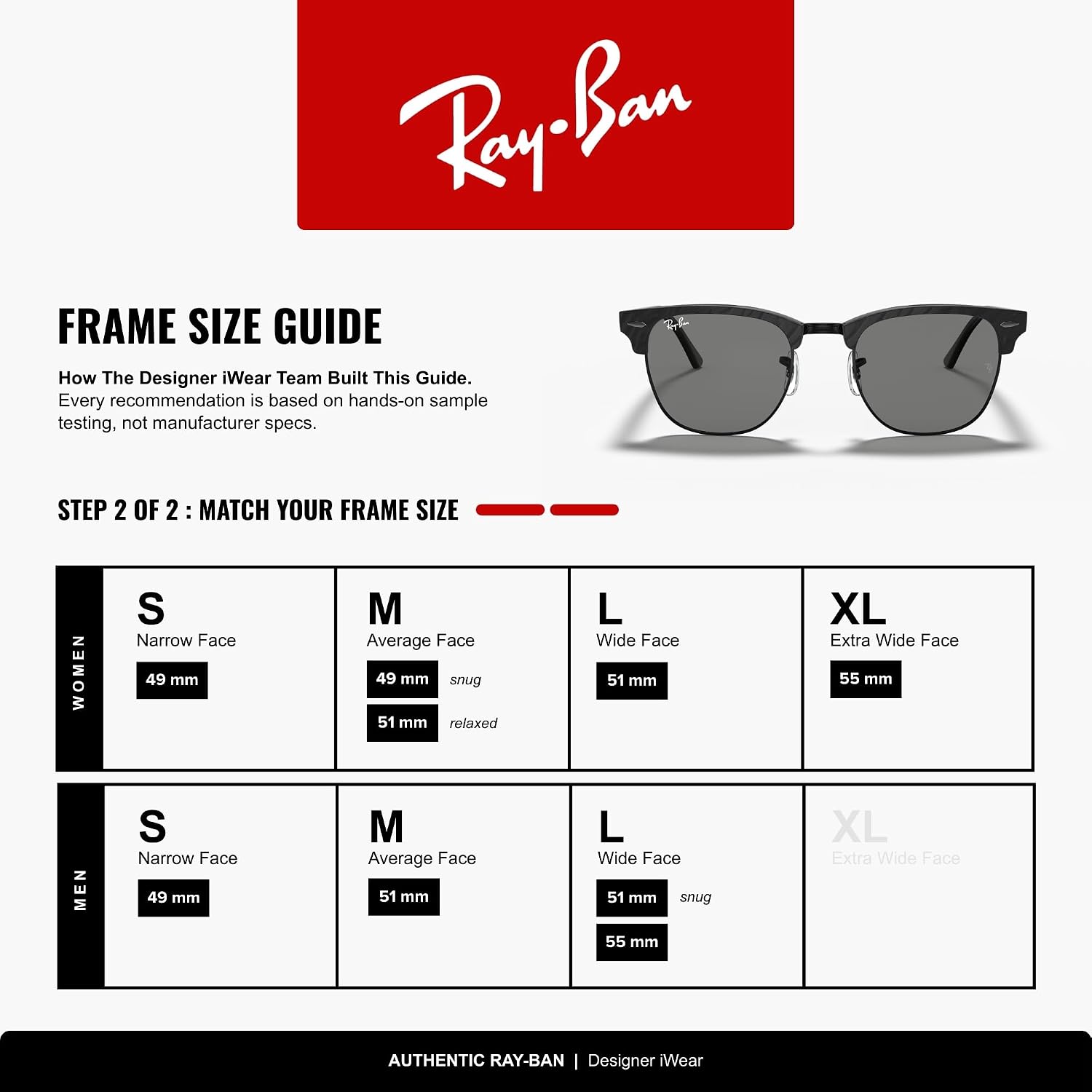 Ray-Ban RB3016 Clubmaster Classic Square Sunglasses for Men for Women