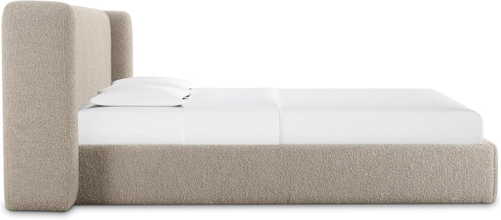 Tov Furniture Babette Tan Boucle Queen Bed
