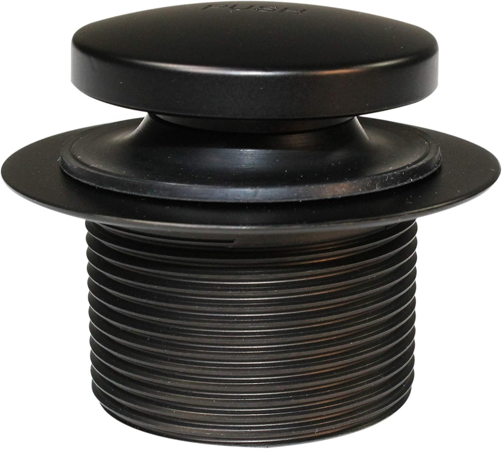Westbrass 7931817-DC-12 22' Direct Connect 17 Gauge Brass Waste and Overflow with Tip-Toe Drain Trim, Oil Rubbed Bronze