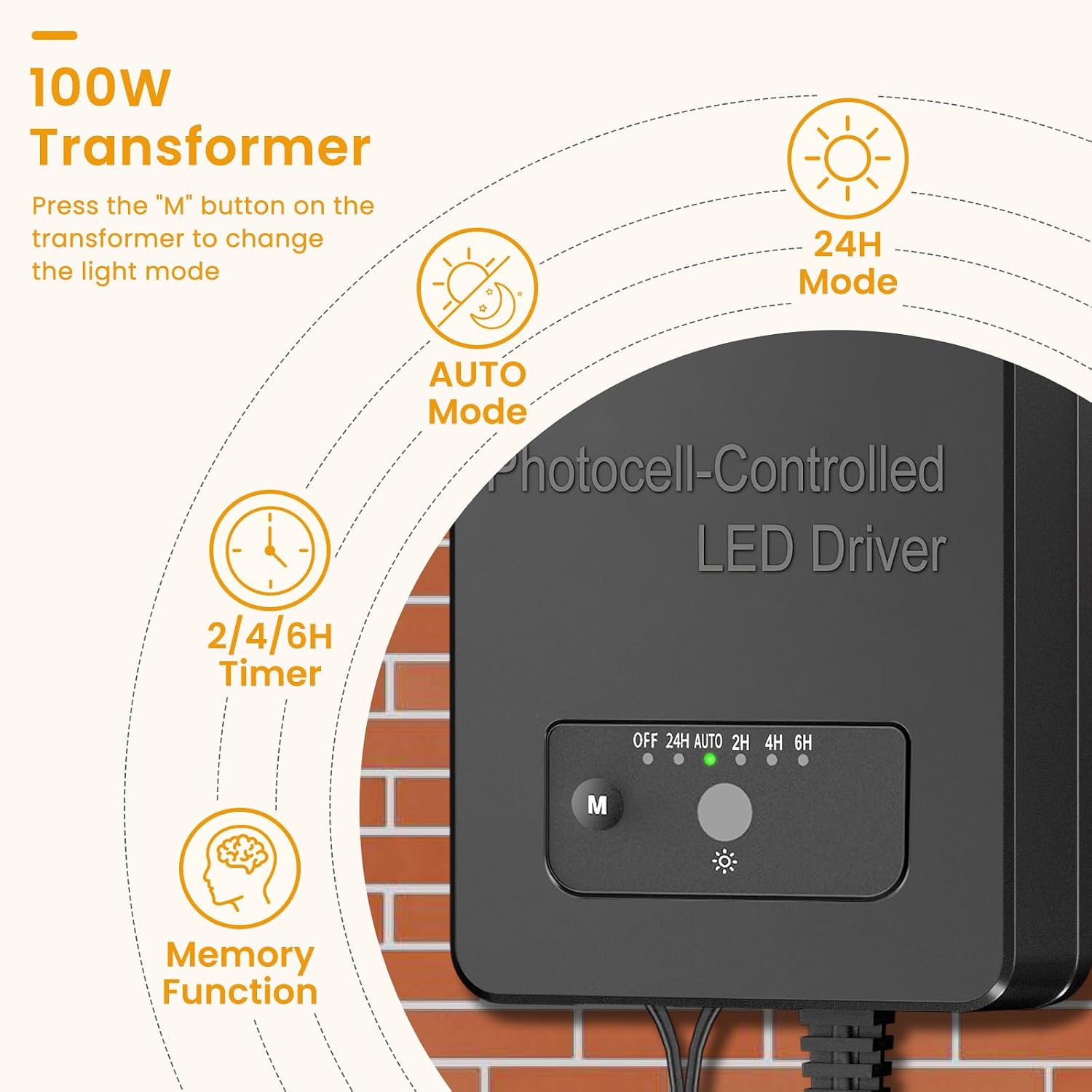 15W Low Voltage Landscape Lights Kit, RGBW Color Changing Spot Lights Outdoor with Transformer 100FT UL-Listed Wire, Low Voltage Lights IP66 Waterproof Remote Control for Garden House, 12Pack