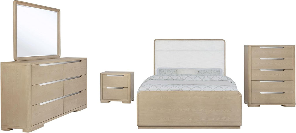 Coaster Home Furnishings Ladera 5-Piece Eastern King Bedroom Set Light Elm 225081KE-S5