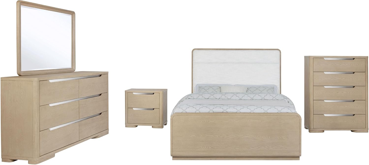 Coaster Home Furnishings Ladera 5-Piece Eastern King Bedroom Set Light Elm 225081KE-S5