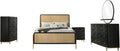 Coaster Home Furnishings Arini 5-Piece California King Bedroom Set Black and Natural 224330KW-S5