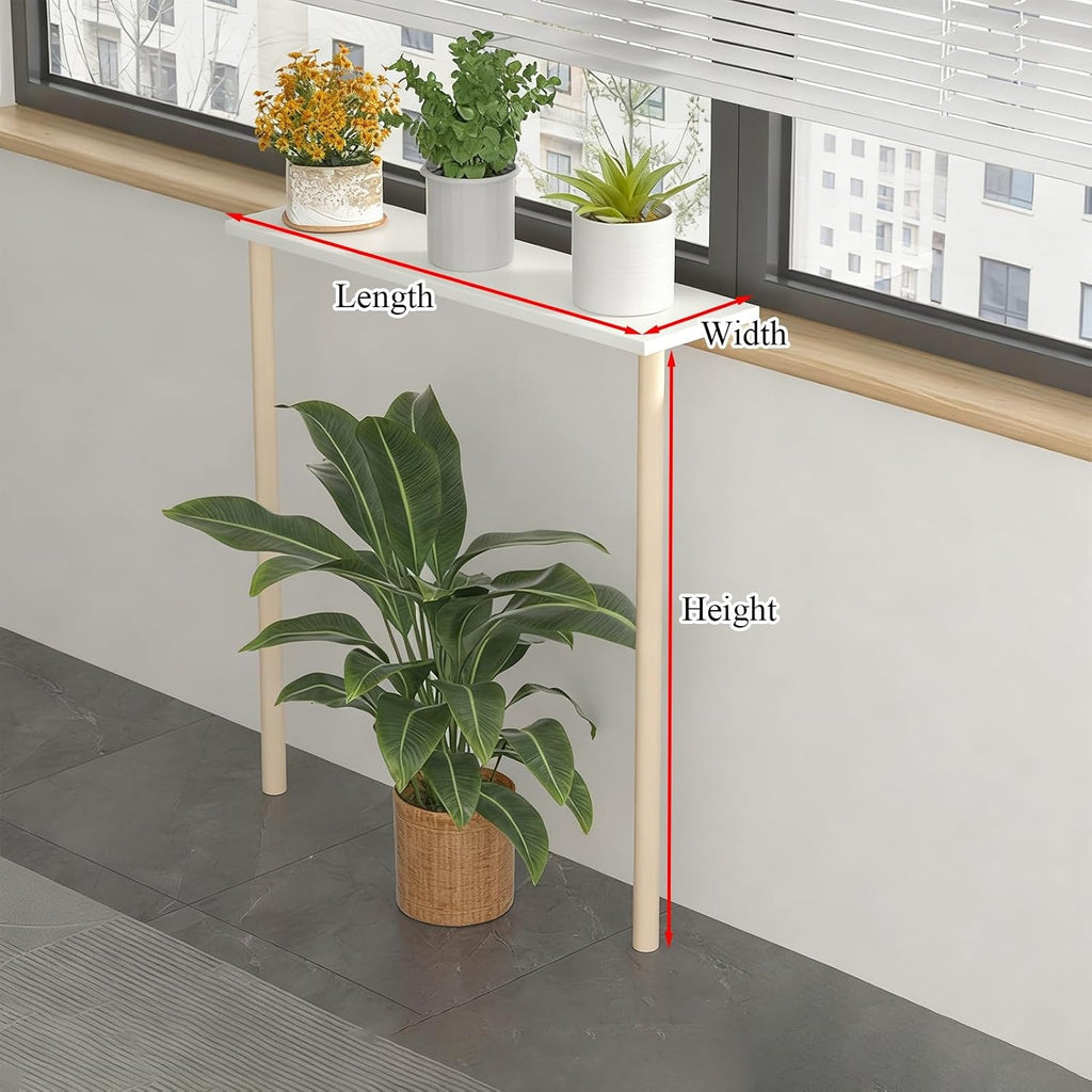 Corner Countertop Extension Board Anti-fall Gap Cover Plate, Space Saving Window Sill Extender Shelf, Assemble Cabinet Shelf for Living Room(100x30x80cm(39x12x32in))