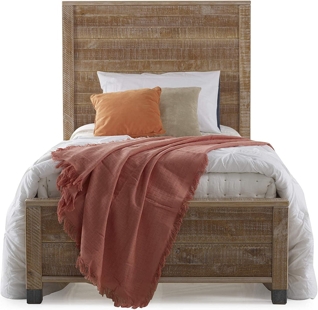 Camaflexi Baja Platform Bed (Twin, Brown)