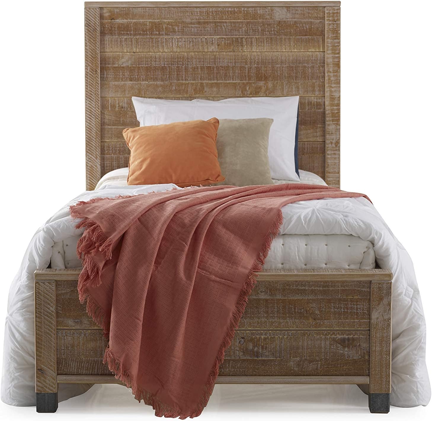 Camaflexi Baja Platform Bed (Twin, Brown)