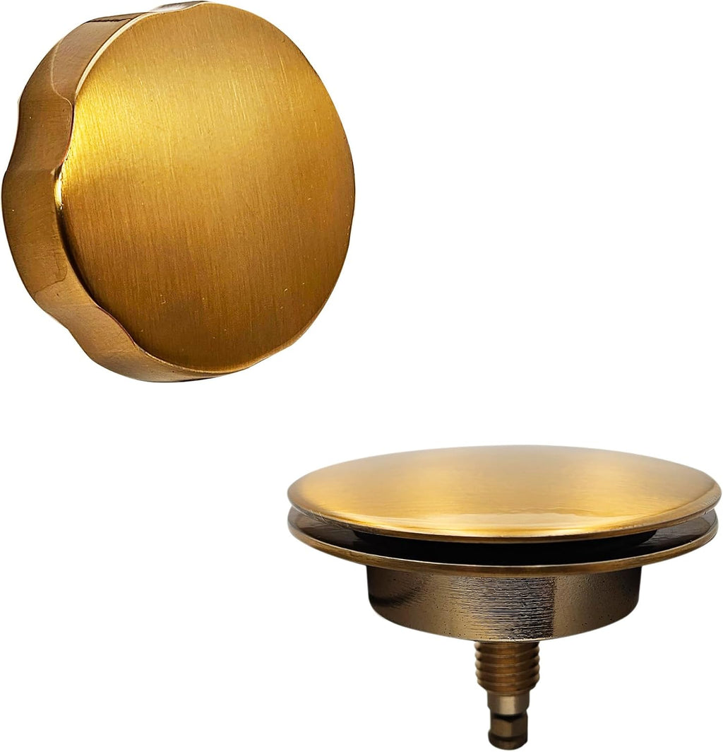 Westbrass A50P45BJ-18 1-1/2' Sch. 40 PVC 45' Cable Driven Bath Waste Kit with Ball Joint Head and Brass Trim Drain Kit, Brushed Bronze