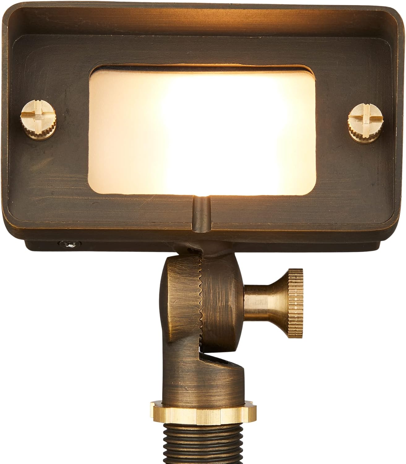VOLT 10-Pack 12V Gentle Splash Cast Brass Flood Lights (Bronze) & 3W 2700K Warm White G4 LED Bulbs for Low Voltage Landscape Lighting of Outdoor Wall, Garden or Yard
