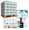20 Piece Unisex Travel Hygiene Kit with Toiletries & Personal Care Essentials, TSA-Compliant, Individual and Bulk Packs Available (1500 Pack)