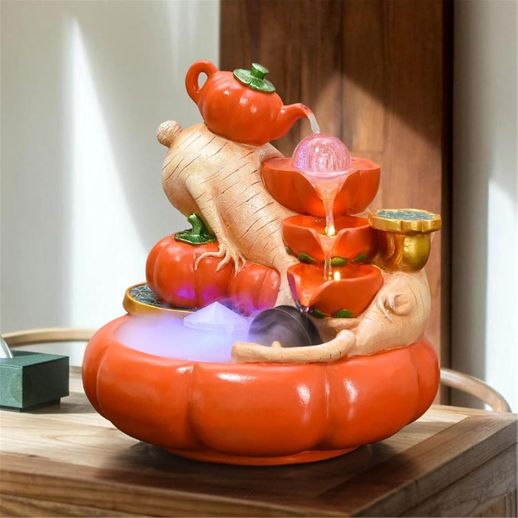 Tabletop Fountain Tabletop Fountain Indoor Waterfall Relaxation Fountain Ornament Crafts for Office Home
