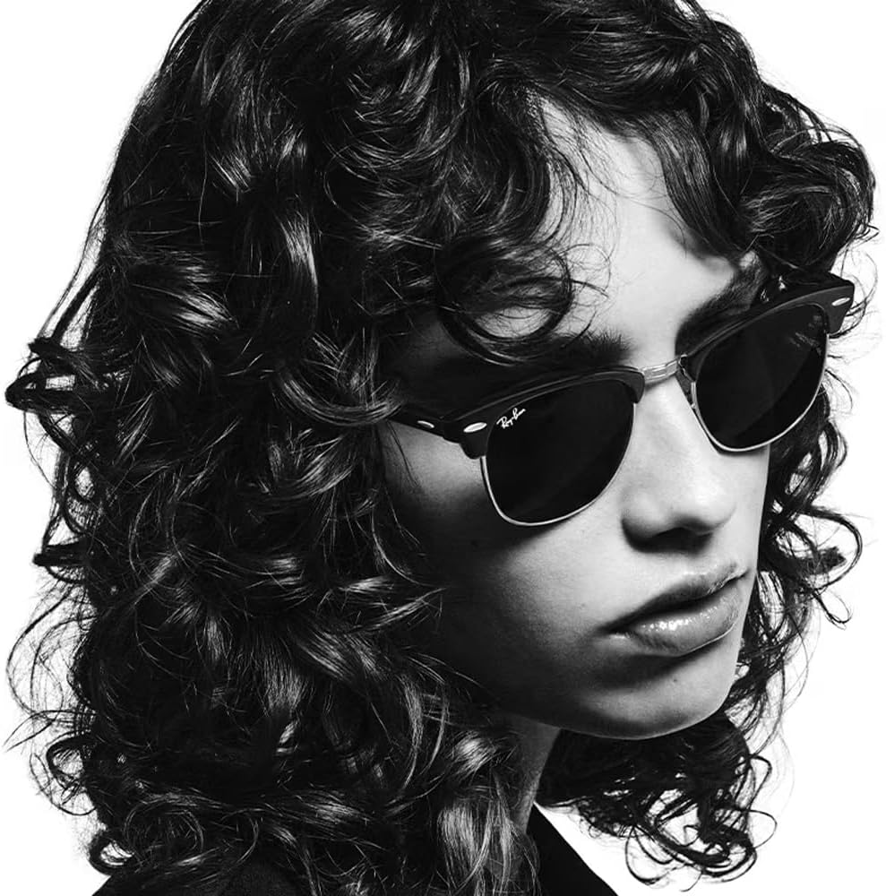 Ray-Ban RB3016 Clubmaster Classic Square Sunglasses for Men for Women