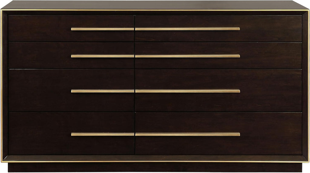 Coaster Home Furnishings Durango Contemporary 4-Piece Bedroom Set Velvet Upholstered California King Size Panel Bed Frame 80-inch Headboard Smoked Peppercorn 223261KW-S4