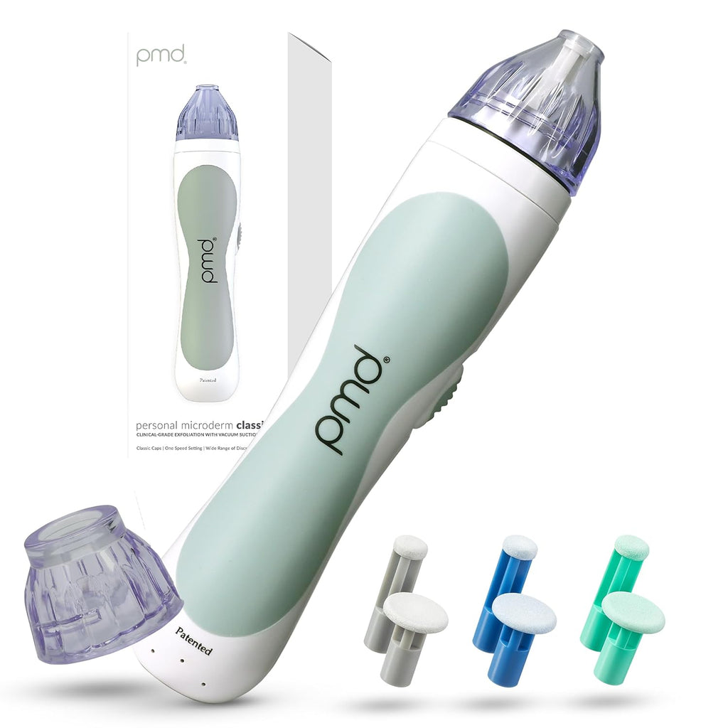PMD Beauty Personal Microderm Classic - At-Home Use, Facial Exfoliator Tool, Microdermabrasion Machine Kit for Face and Body Skincare