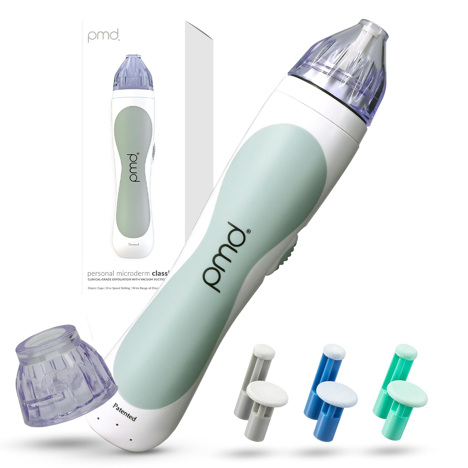 PMD Beauty Personal Microderm Classic - At-Home Use, Facial Exfoliator Tool, Microdermabrasion Machine Kit for Face and Body Skincare