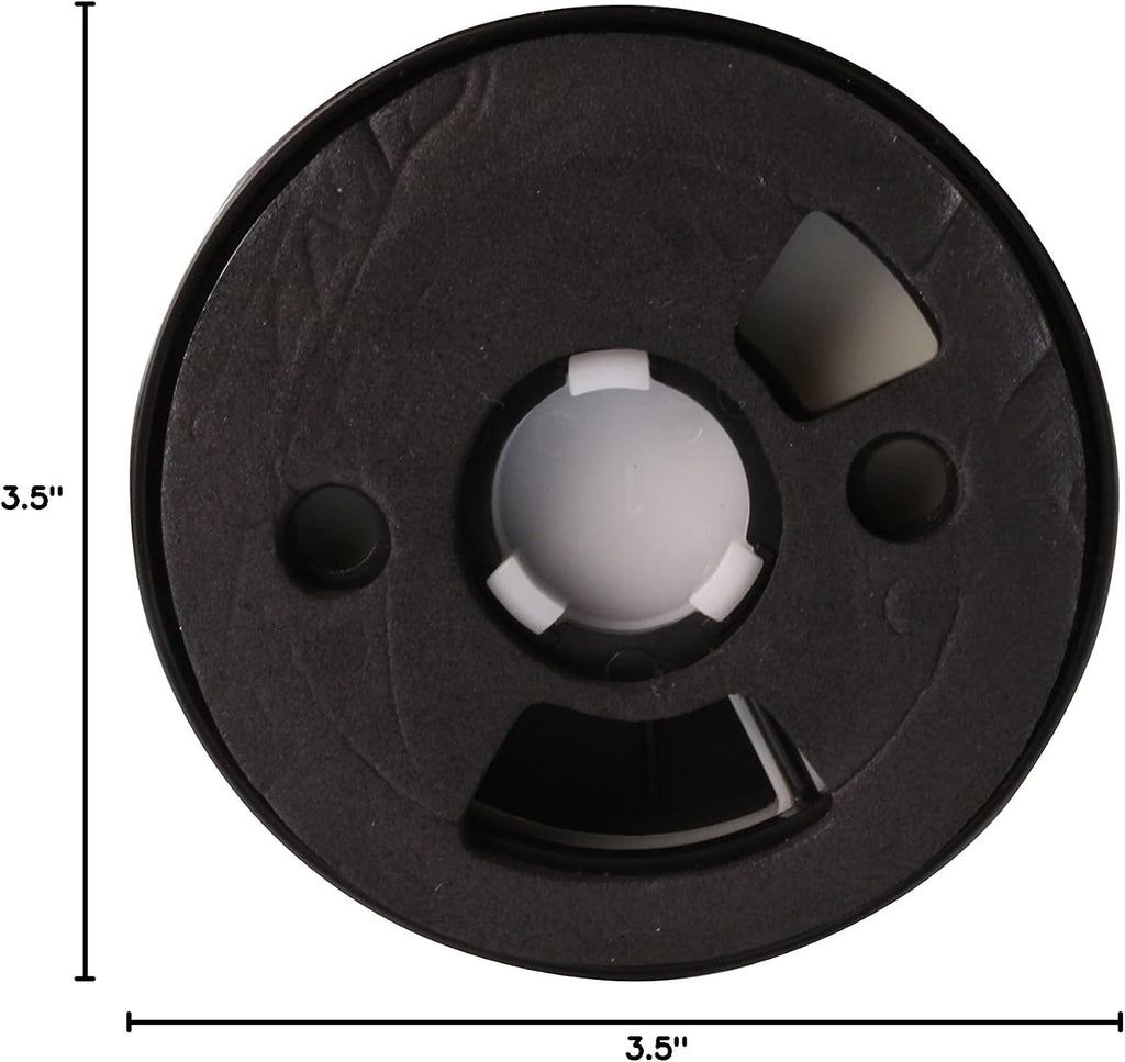 Westbrass D493CHM-50-12 Universal Patented Deep Soak Round Replacement 2-Hole Bathtub Overflow Cover for Full and Over-Filled Closure, Oil Rubbed Bronze (50-Pack)
