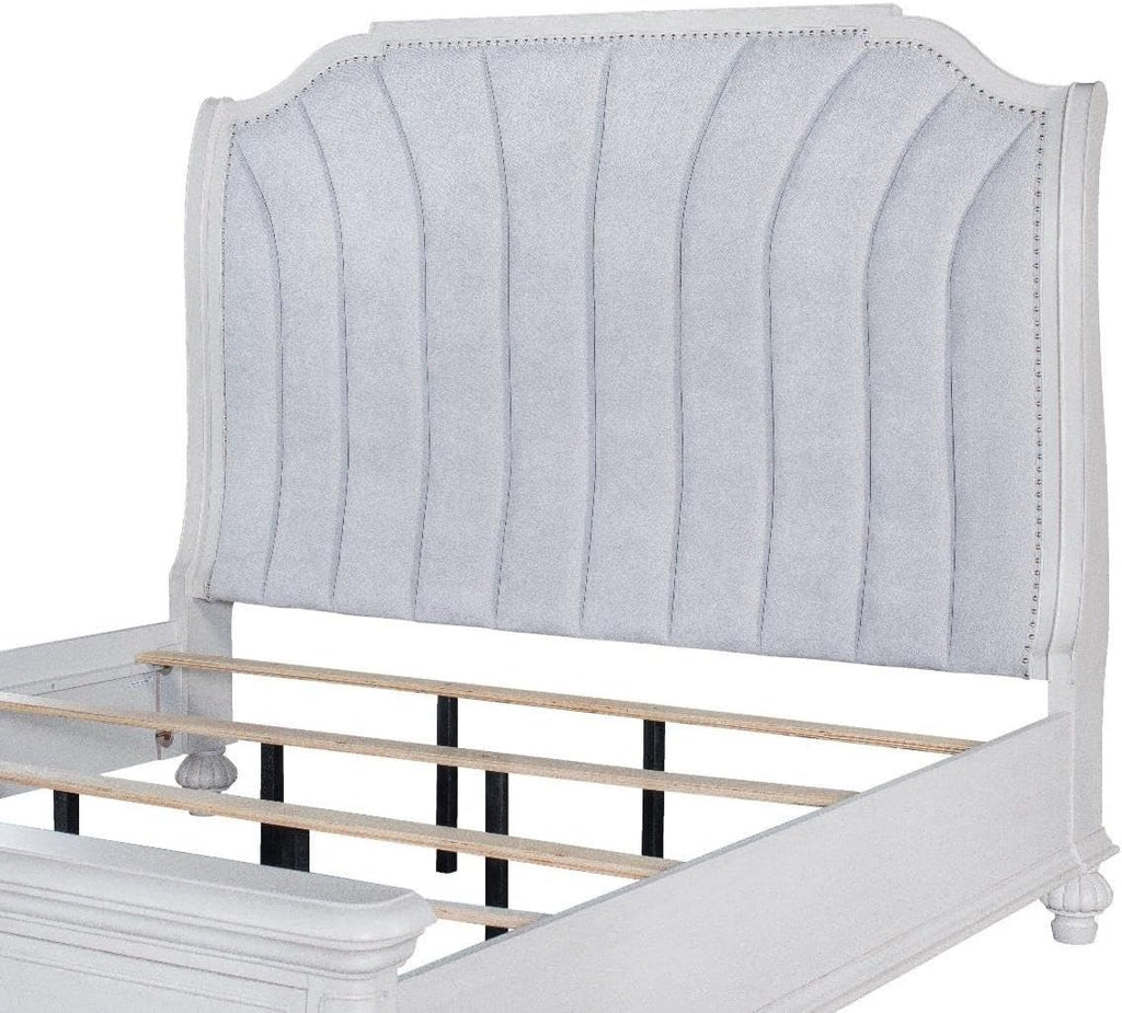 First of a Kind Cosmos Furniture Madison Cream Queen 4 Piece Bedroom Set