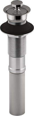 KOHLER 7127-TT Lavatory Drain with Non-Removable Metal Stopper and without Overflow, Titanium