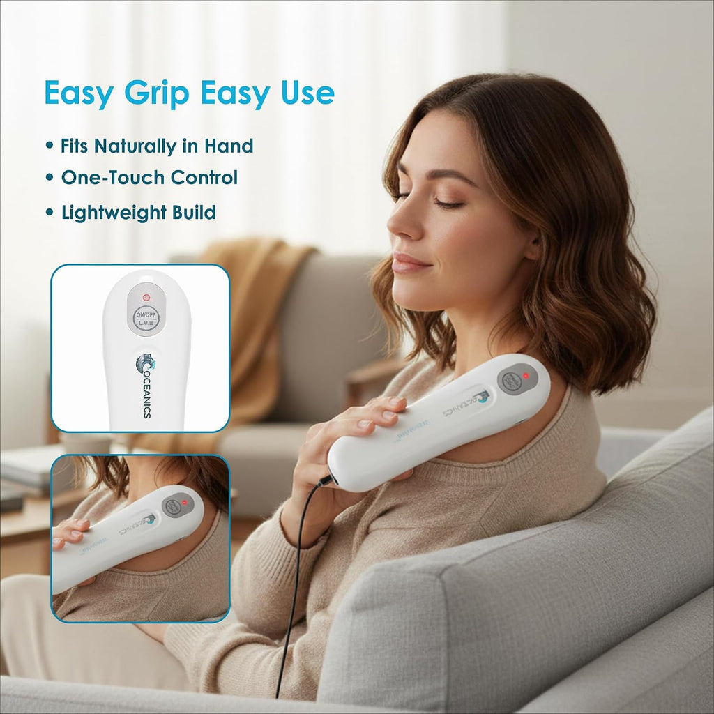 Portable Drug-Free Muscle Recovery Massager, Compact Home Muscle Relaxer - Stress Release Body Massager - for Everyday Wellness Sessions