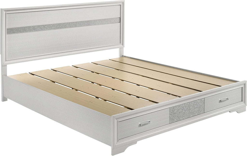 White 5-piece King Bedroom Set