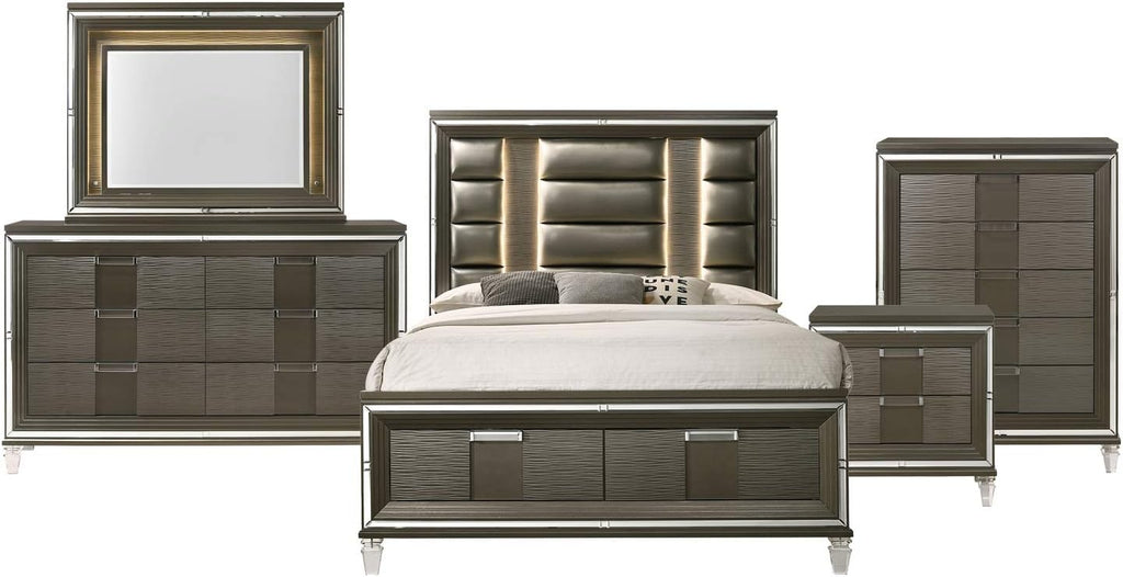 Picket House Furnishings Charlotte King Storage 5PC Bedroom Set