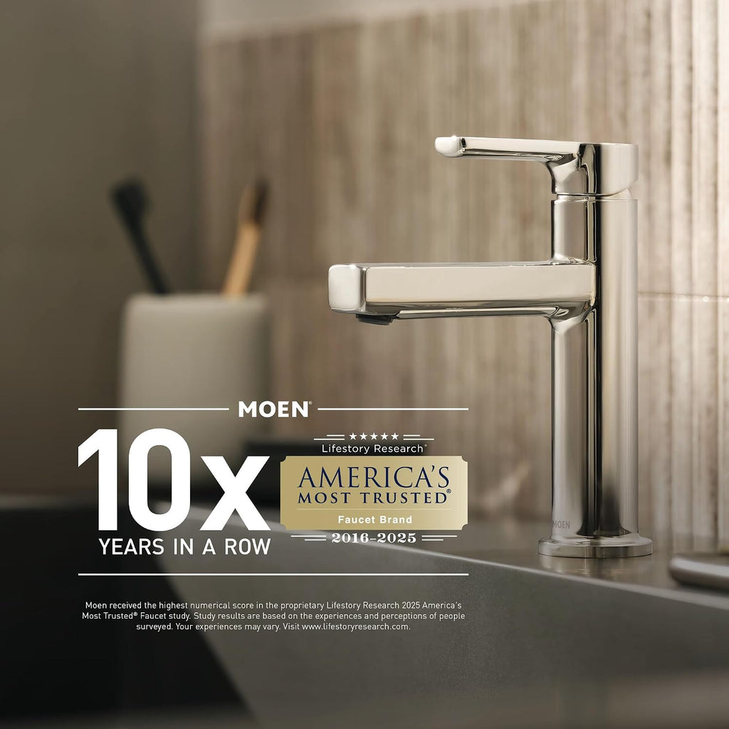 Moen Eva Oil-Rubbed Bronze Two-Handle High Arc Widespread Bathroom Sink Faucet for 3-Hole Setups with Valve Included, TV6420ORB