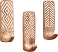 Indian Shelf 150 Pieces Bulk Wood Adhesive Wall Hooks – Wholesale Boho Peel and Stick Hooks for Keys, Hats, Towels, Entryway Decor, Self Adhesive Wall Mounted Hooks for Home Organization
