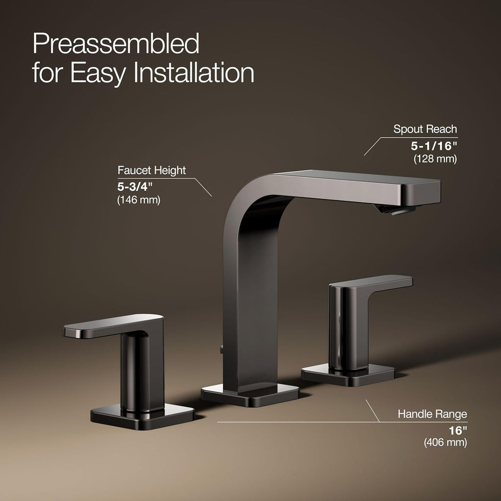KOHLER K-23484-4K-TT PARALLEL® WS LAV FCT, LEVER 1.0 GPM, Vibrant Titanium