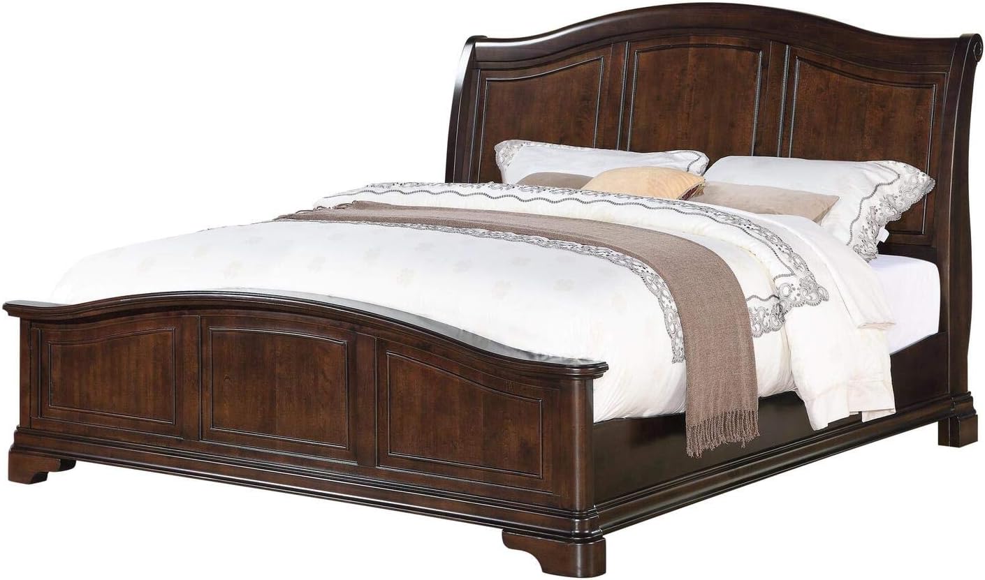 Picket House Furnishings Conley 4 Piece Queen Bedroom Set in Cherry
