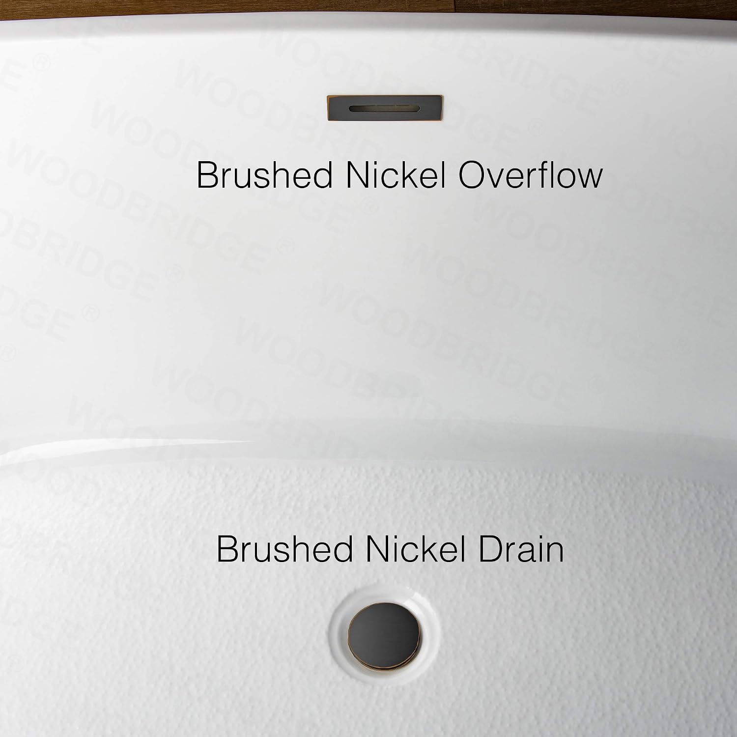 WOODBRIDGE B1412-ORB-Drain &O Bathtub, Oil Rubbed Bronze (B1412 -ORB-Drain &O)
